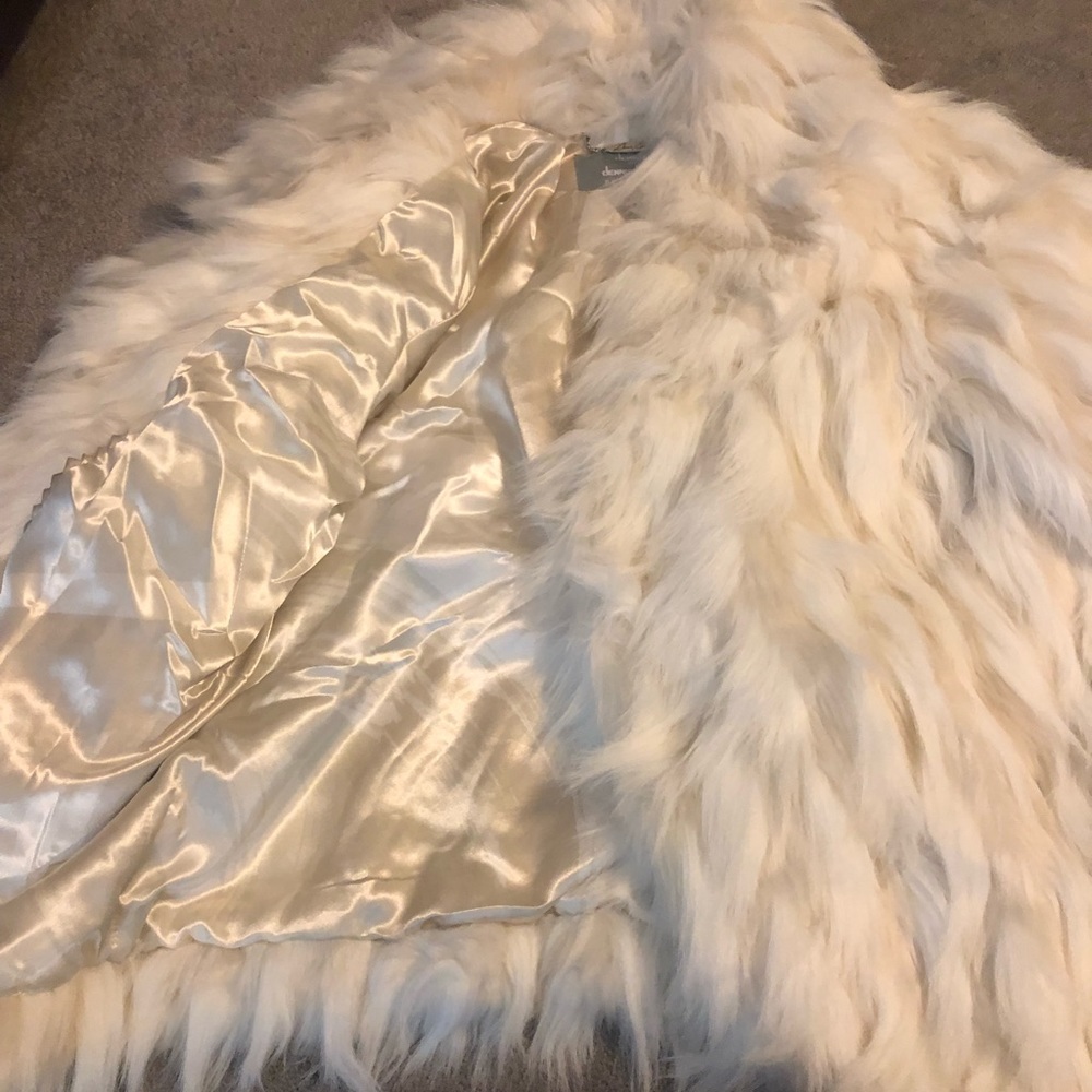 💥SOLD💥Dennis basso faux fur coat!